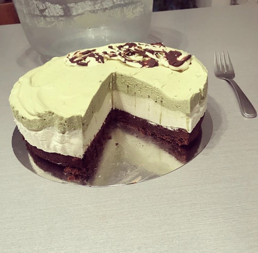 Gâteau au thé matcha