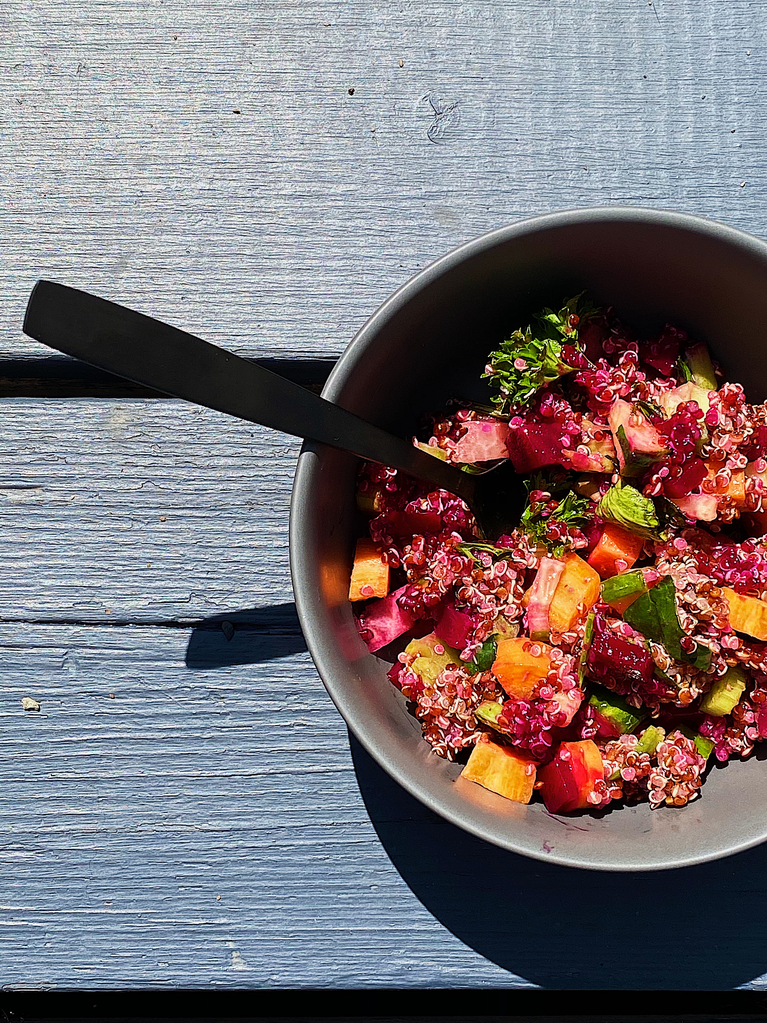 Taboulé de quinoa à la betterave