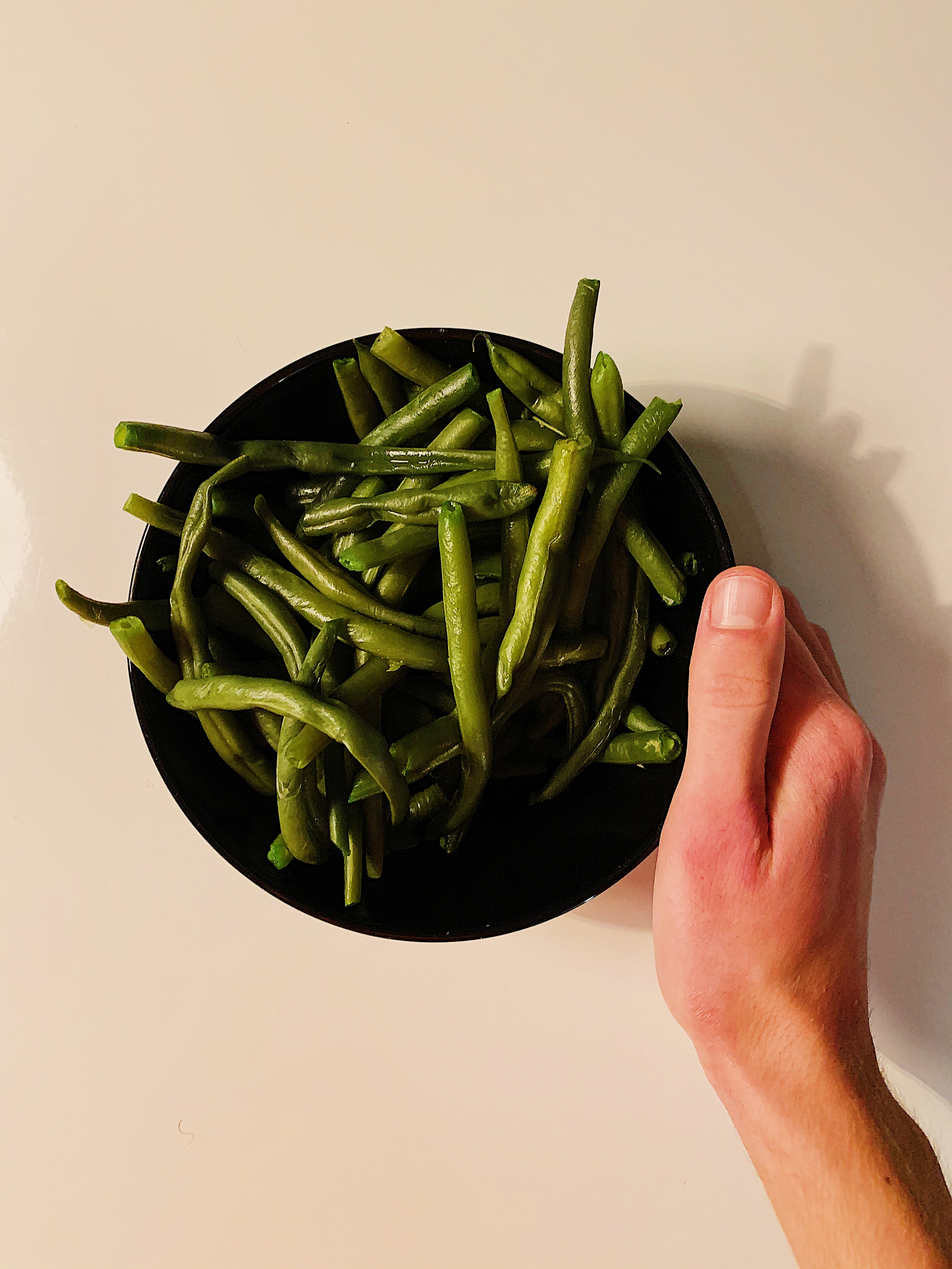 Haricots verts à la vapeur