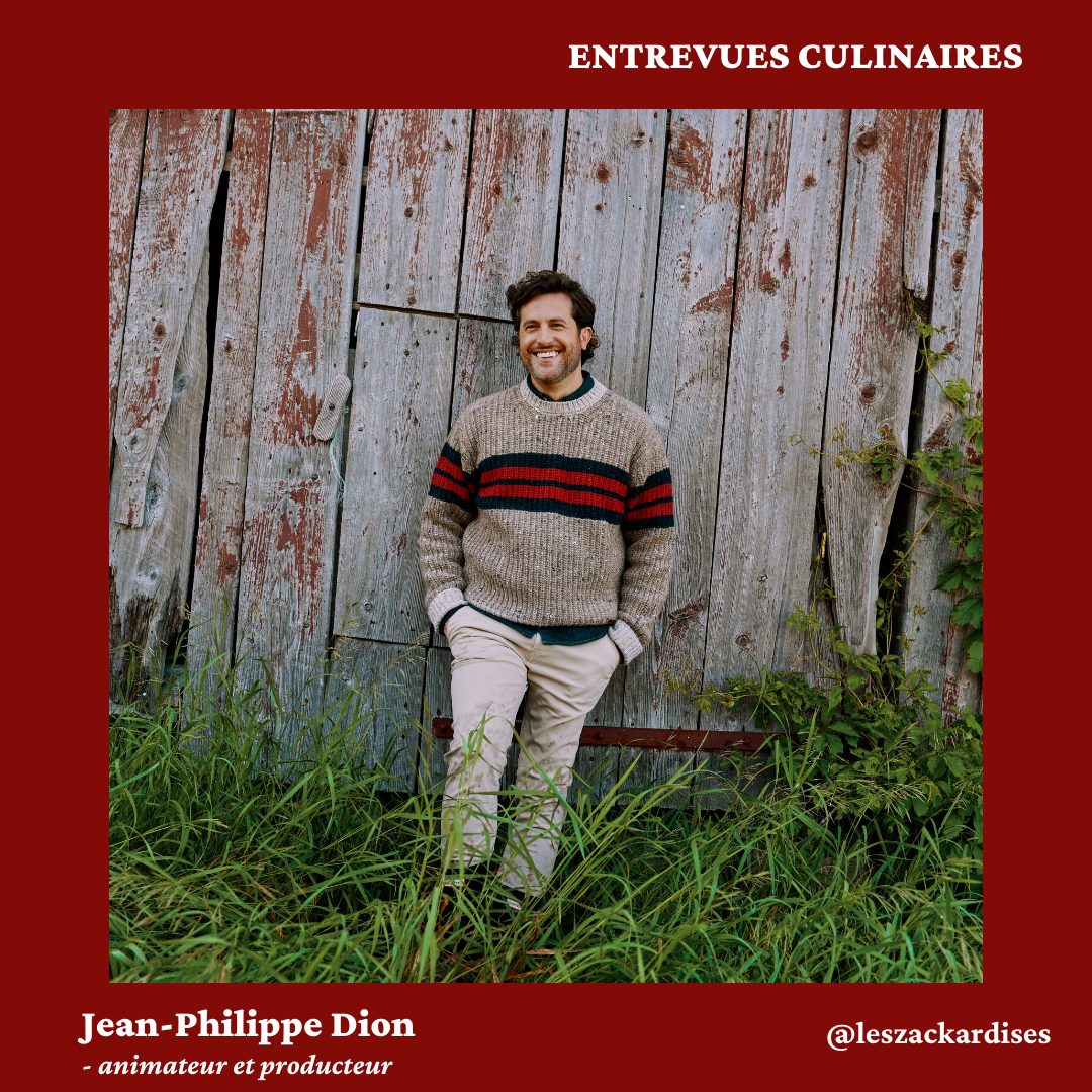 Entrevues culinaires: Jean-Philippe Dion