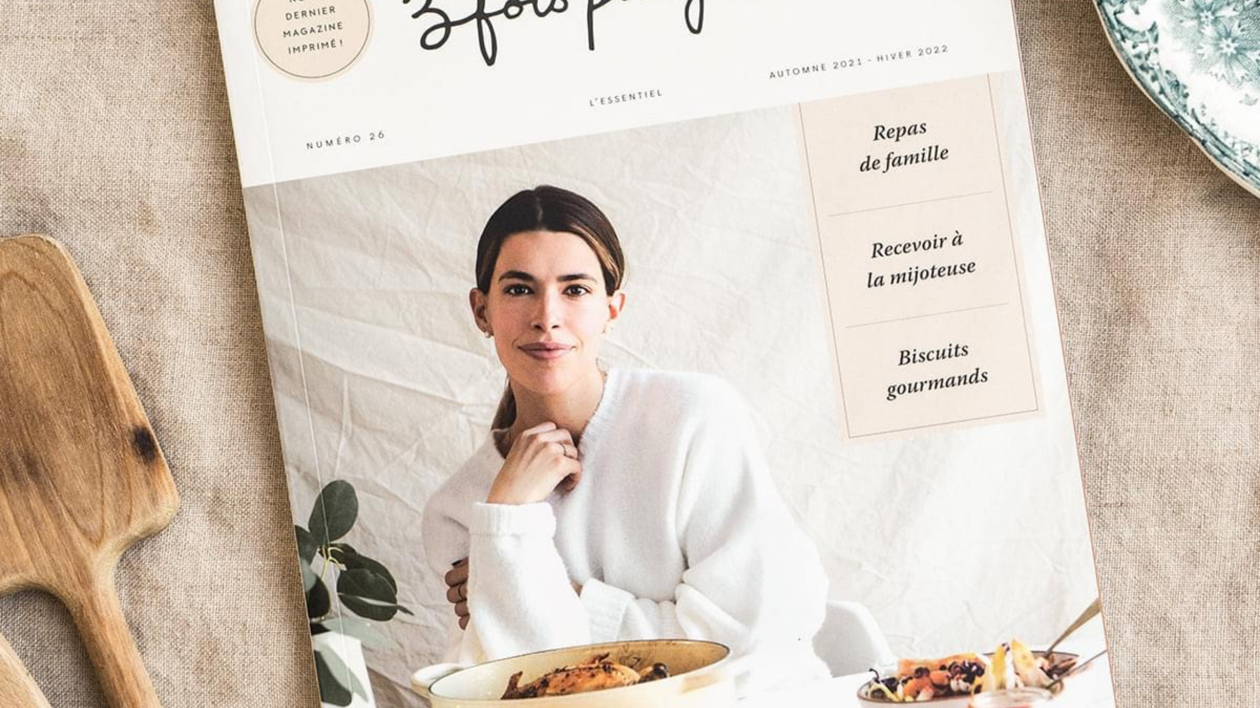 C’est la fin de la version imprimée du magazine de Trois fois par jour