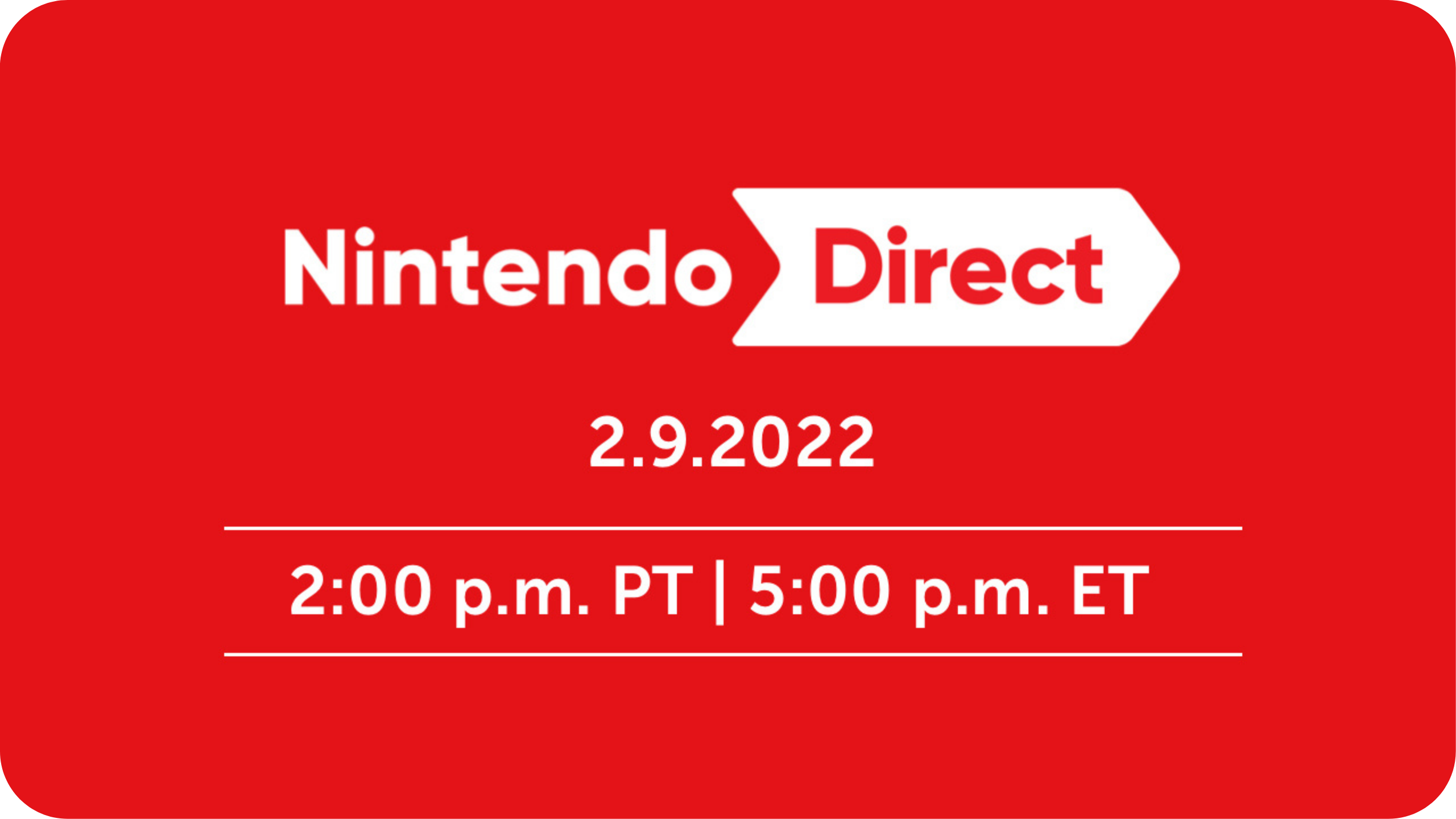 Nintendo Direct du 9 février 2022
