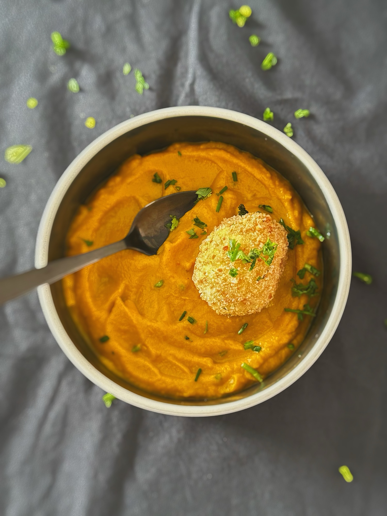 Crème de carottes au curcuma