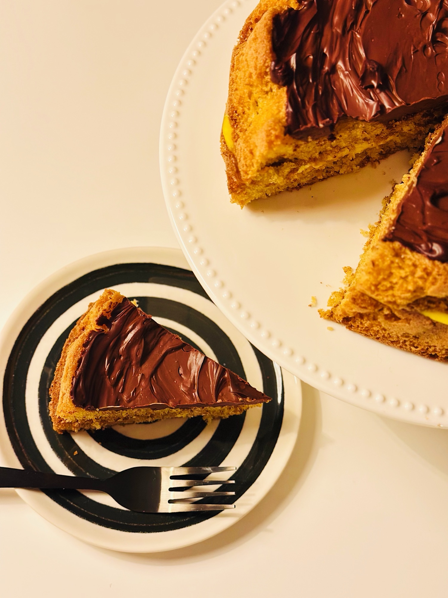 Gâteau Boston sans gluten - Les Zackardises Gâteau Boston sans gluten