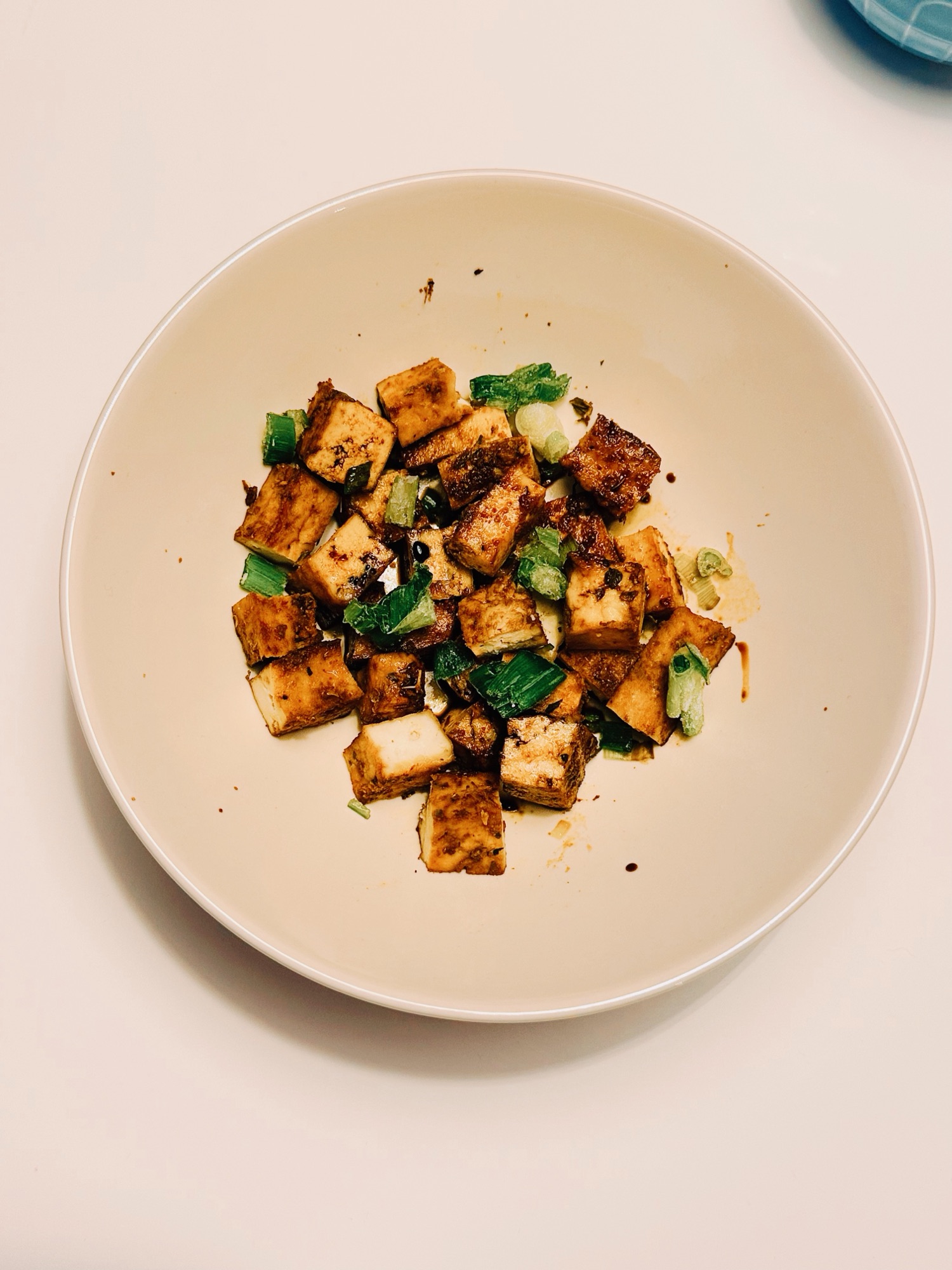Tofu caramélisé à l'érable